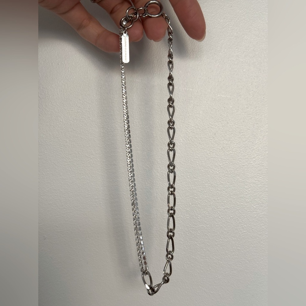 Justin Clenquet Silver Roxy Chocker
